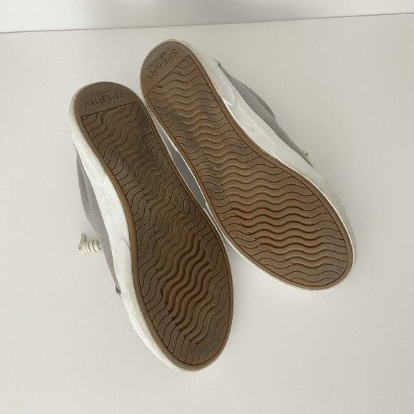 Sperry Women’s Crest Vibe Gray Sneaker Size 8 USA Memory Foam - Picture 4 of 7